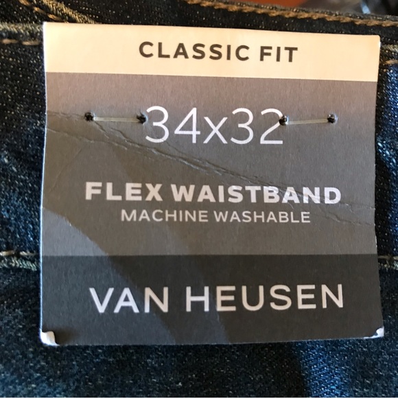 Van Heusen Classic Fit Blue Jeans Size 34 x 32 - Picture 13 of 15